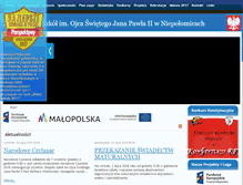 Tablet Screenshot of lo-niepolomice.pl